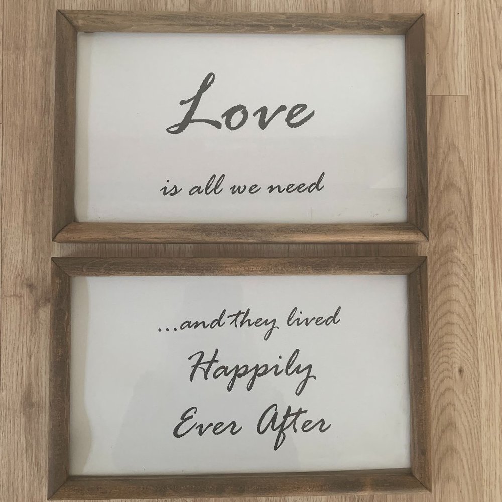Two Rustic Wood Farmhouse Frames!